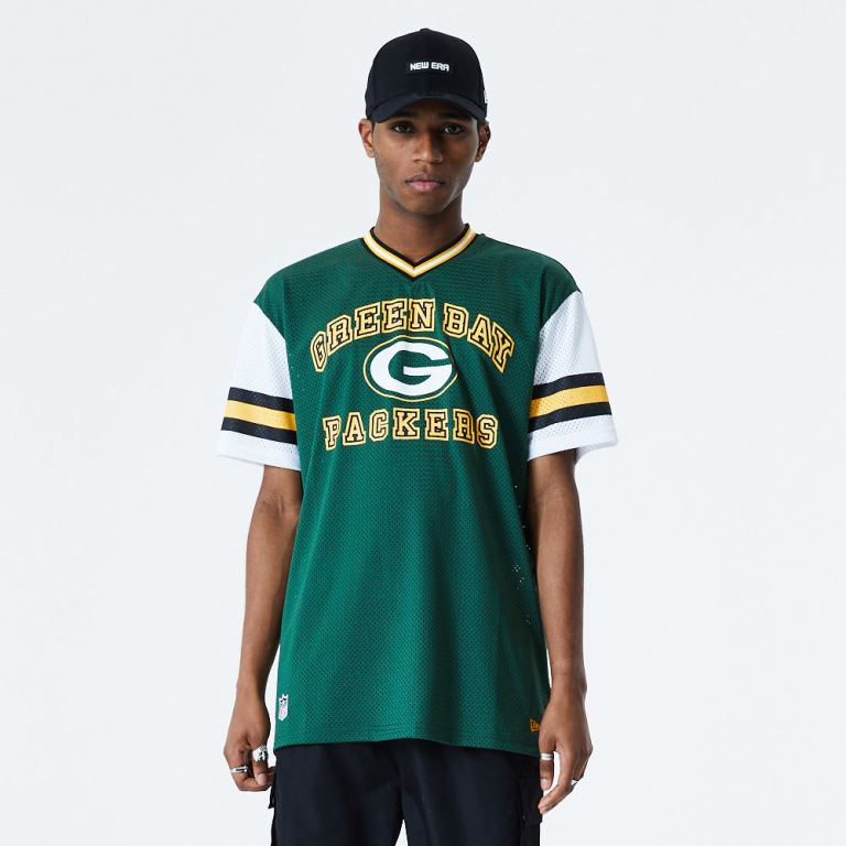 Ropa New Era Nfl Verdes - Bay Packers Stripe Sleeve Oversized 06358CMQK